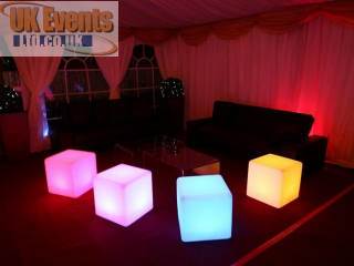 LED cube hire